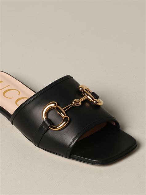 sandali bassi sconati gucci|Gucci Sandalo basso donna con Morsetto slim.